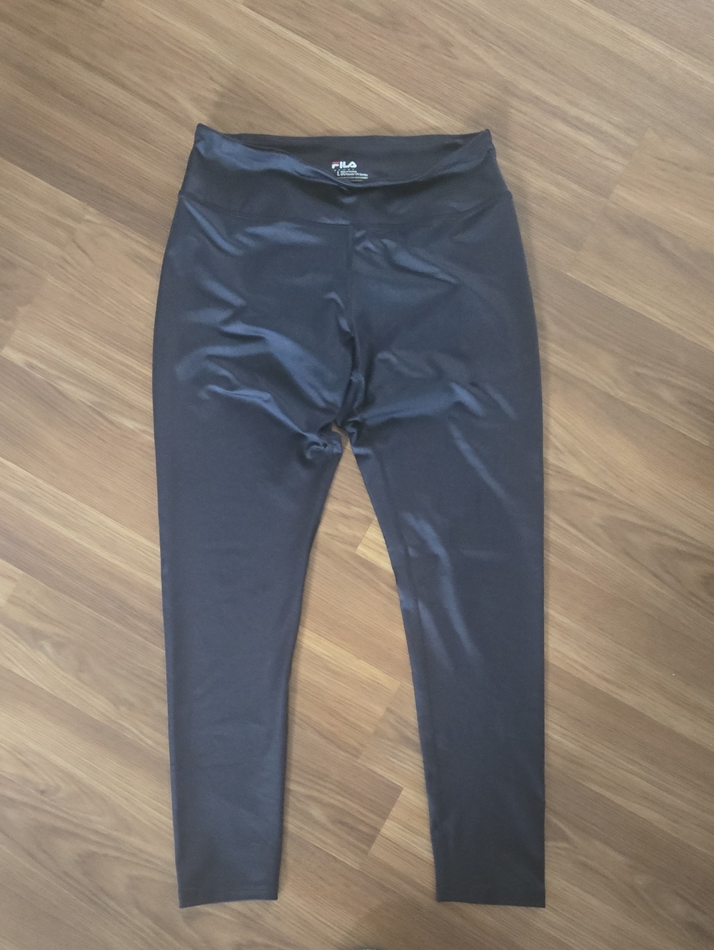 Fila Black Shiny Performance Leggings